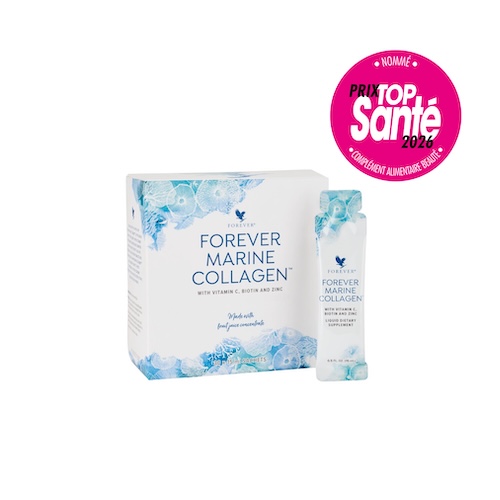 Collagène Marin (Forever Marine Collagen) – Prix Top Santé 2026 – Nommé dans la Catégorie Complément Alimentaire Beauté